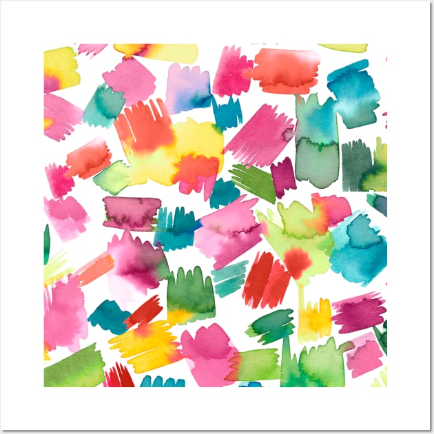 Pocket - Abstract Spring Colorful Wall Art by ninoladesign